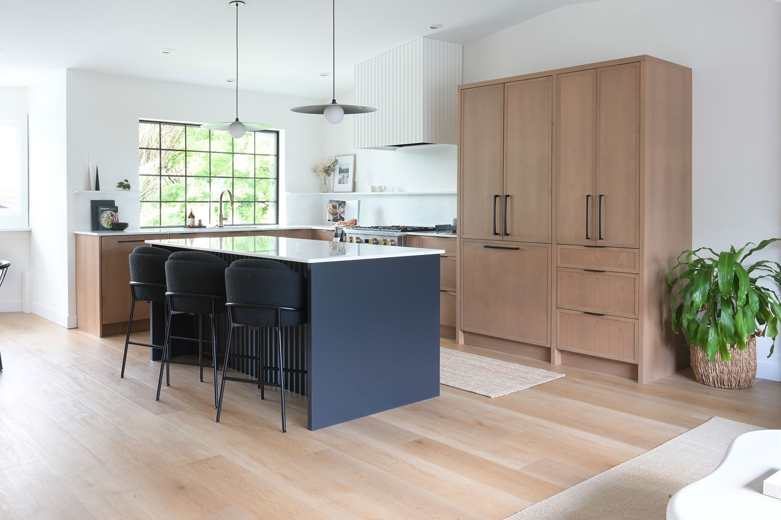 after photo of modern renovated kitchen.