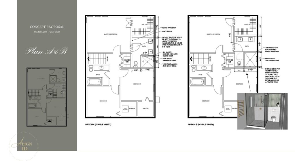 Bathroom Layout Concept