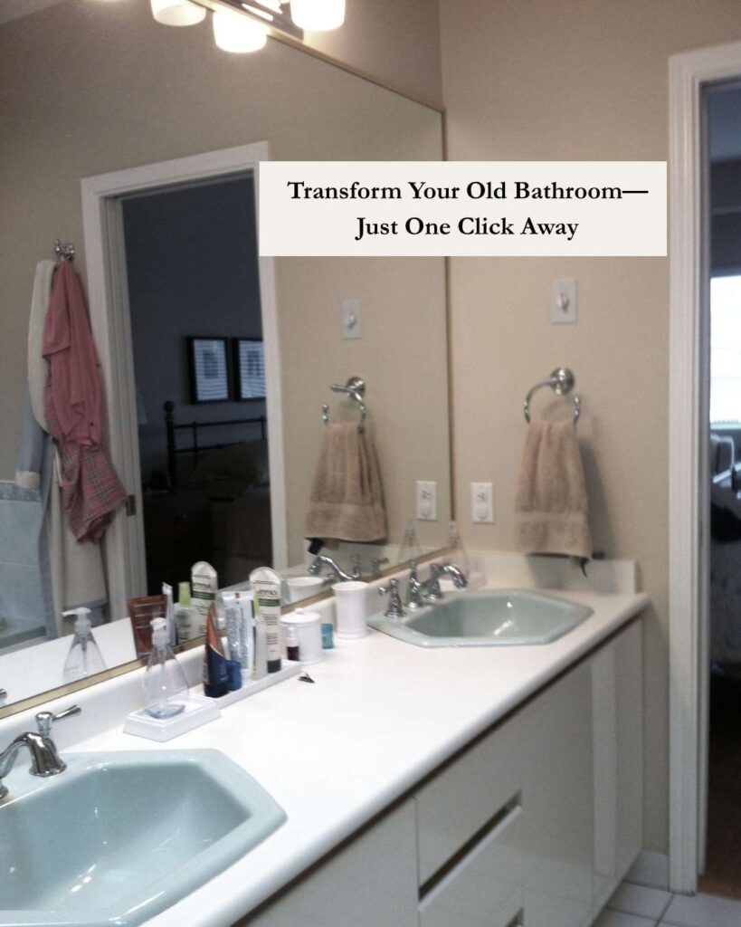 Bathroom before renovation